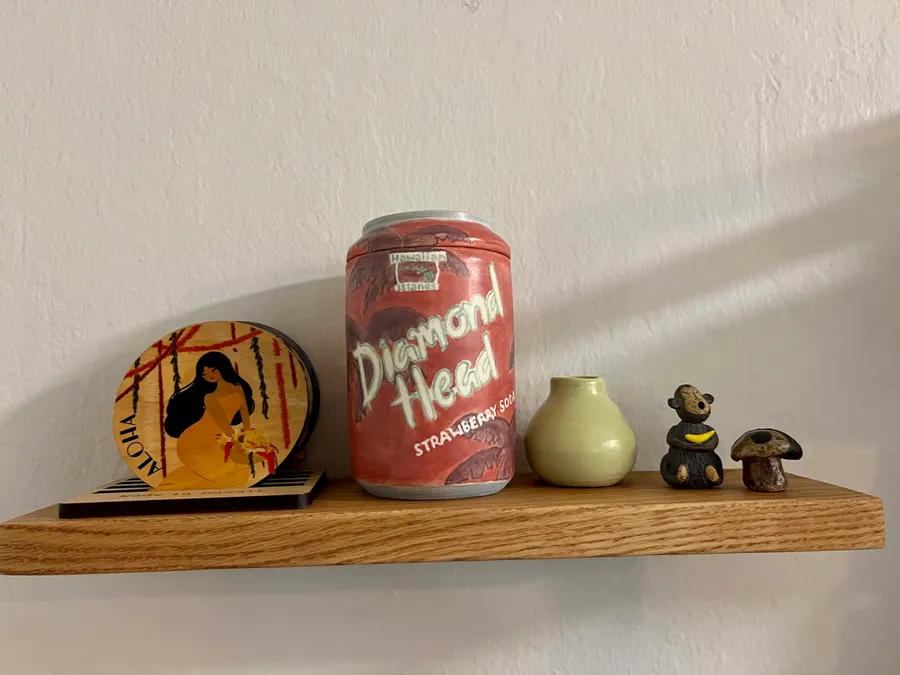 Diamond Head Stash Can